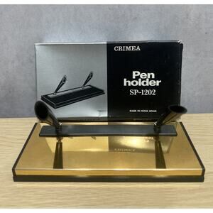 Crimea SP-1202 Pen Holder, a Vintage Desk Made In Hong Kong New In Box